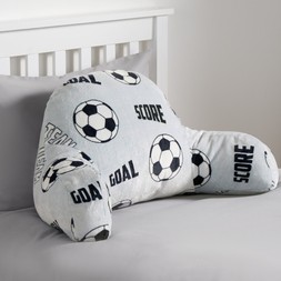 OHS Kids Football Fleece Cuddle Cushion - Grey-£15