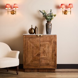 Sunburst Bar Cabinet Toronto Marble