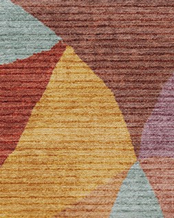 Ruggable - Jungalow Collection - Kayla Rust Multicolor - 150 x 215 cm - Flatwoven £349, Tufted £479 (Detail)- EMBARGOED UNTIL 2ND JULY 2026