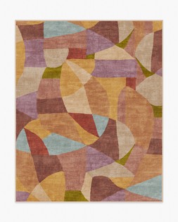 Ruggable - Jungalow Collection - Kayla Rust Multicolor - 245 x 305 cm - Flatwoven £599, Tufted £849 (Aerial)- EMBARGOED UNTIL 2ND JULY 2026