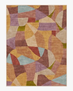 Ruggable - Jungalow Collection - Kayla Rust Multicolor - 275 x 365 cm - Flatwoven £799, Tufted £1,049 (Aerial)