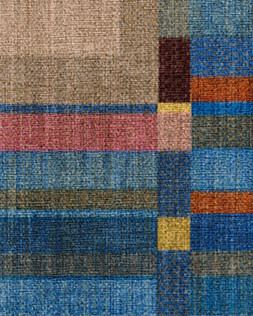 Ruggable - Jungalow Collection - Lad Blue - 150 x 215 cm - Flatwoven £349, Tufted £479 (Detail)- EMBARGOED UNTIL 2ND JULY 2026- EMBARGOED UNTIL 2ND JULY 2026