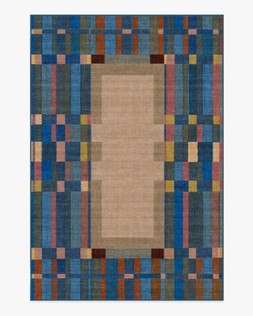 Ruggable Jungalow Collection Lad Blue 185 x 275cm Flatwoven £429, Tufted £599