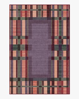 Ruggable - Jungalow Collection - Lad Mauve - 185 x 275 cm - Flatwoven £429, Tufted £599 (Aerial)- Embargoed until 2nd July 2026