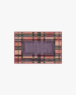 Ruggable - Jungalow Collection - Lad Mauve - 60 x 90 cm - Flatwoven £99, Tufted £119 (Aerial)- Embargoed until 2nd July 2026