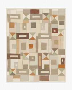 Ruggable - Jungalow Collection - Modra Natural Terra - 245 x 305 cm - Flatwoven £599, Tufted £849 (Aerial)-  Embargoed until 2nd July 2026