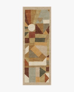 Ruggable - Jungalow Collection - Orilla Natural - 75 x 215 cm - Flatwoven £159, Tufted £189 (Aerial)-  Embargoed until 2nd July 2026