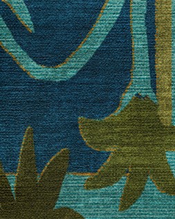Ruggable - Jungalow Collection - Sabal Blue Teal - 150 x 215 cm - Flatwoven £349, Tufted £479 (Detail)- EMBARGOED UNTIL 2ND JULY 2026