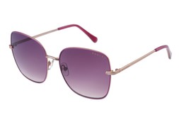 Radley Rathbone Oversized Square Rose Gold & Purple Sunglasses