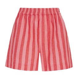 Beyond Nine Arielle Linen Shorts - Sorbet Stripe £110