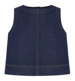 Beyond Nine Hailey Denim Top - Indigo Rinse Wash £110