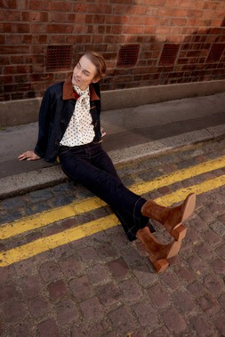 Kit Denim Barn Jacket Blue