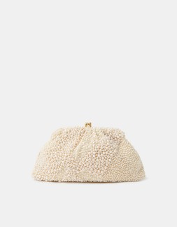 Bridal Pearl Cloud Clip Clutch