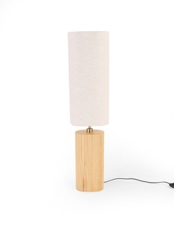 WYY80 The Very Collection Wooden Base Floor Lamp £85