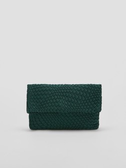 WZV01 The Very Collection Woven Fold Over Clutch Bag £35