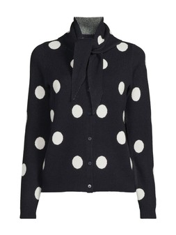 X1S2B The Very Collection Polka Dot Crew Neck Jumper & Scarf £35