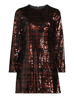 X1YNU The Very Collection Checked Sequin Mini Dress £65