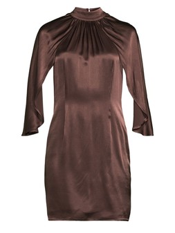 X1YNZ The Very Collection Cape Detail Satin Mini Dress £48