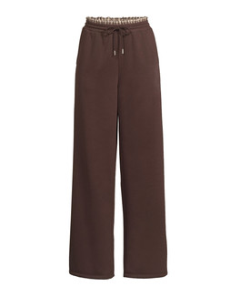 X2C7G The Very Collection Brown Check Trim Co Ord Trousers £28