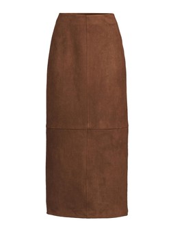 X2SY8 The Very Collection Suede Pencil Midi Skirt £40