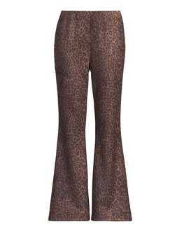 X59PN The Very Collection Leopard Flare Trousers £28