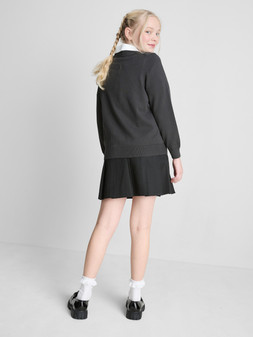 PRIMARK 2PK KNIT SCHOOL JUMPER, GREY, £8 (2)
