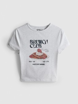 PRIMARK BRUNCH BABY TEE, £5, €6, NE €6, $9, RON25, PLN22, CZK130, HUF1900
