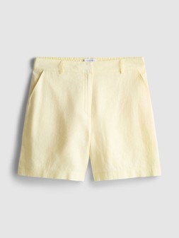 PRIMARK EDIT LINEN SHORT, LEMON, £18, €20, $28, RON100, PLN90, CZK520