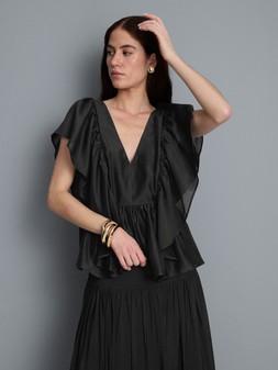PRIMARK FRILL NECK TOP, £14, €16, $20, RON80, PLN70, CZK415 (3)