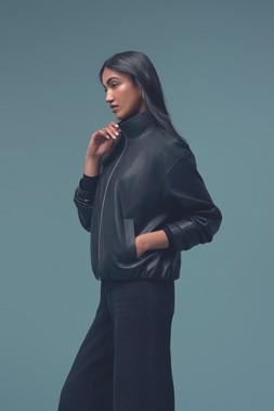 PRIMARK FUNNEL NECK JACKET BLACK £20 €22 NE€24 $28 RON120 PLN105 CZK625