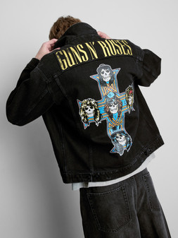 PRIMARK GUNS AND ROSES DENIM, £30, €35, $45, RON170, PLN155, CZK910