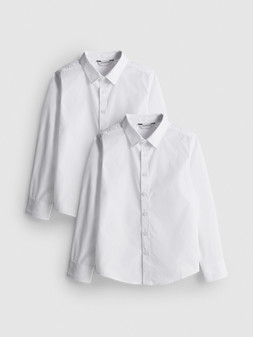 PRIMARK OLDER BOYS 2PK LS SHIRT, WHITE, £5 (1)