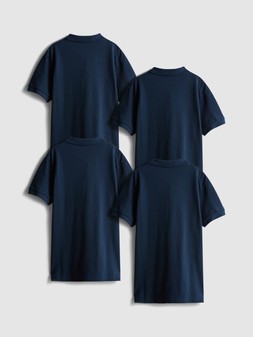 PRIMARK OLDER BOYS 2PK PIQUE POLO, NAVY, £7 (4)