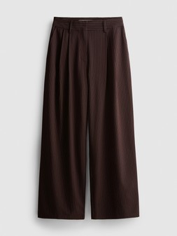 PRIMARK PINSTRIPE TROUSER BURGUNDY £16 €18 NE€20 $25 RON90 PLN80 CZK470
