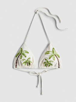 PRIMARK PRESENTS PAU ECHE BEADED PALM TRIANGLE TOP £8, €9, $12, RON44, PLN39, CZK235