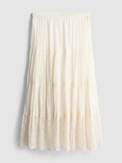 PRIMARK PRESENTS PAU ECHE PE PRAIRIE CRINKLE MID SKIRT, £18, €20, $27, RON100, PLN90, CZK520, HUF7500