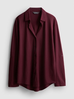 PRIMARK SHIRT BURGUNDY £12 €14 NE€16 $18 RON70 PLN60 CZK365