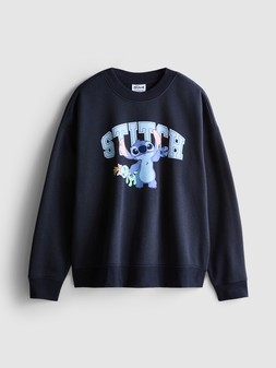 PRIMARK STITCH SWEATSHIRT NAVY £8 €10 NE€12 $14 RON50 PLN43 CZK260