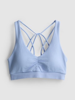 PRIMARK STRAPPY CROP TOP LIGHT BLUE £8 €10 $14 RON44 PLN39 CZK235