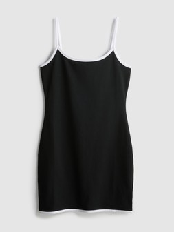 PRIMARK STRAPPY JERSEY DRESS BLACK £6 €7 $10 RON34 PLN30 CZK180