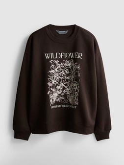 PRIMARK SWEATSHIRT CHOCOLATE £6 €7 NE€8 $11 RON34 PLN30 CZK180