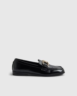 RI Black Gold Trim Loafers £39