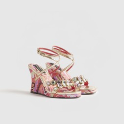 RI Pink Gem Detail Wedges £66 4