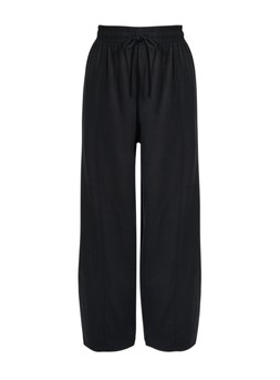 Tu Black Casual Linen Barrel Trousers, &pound;18