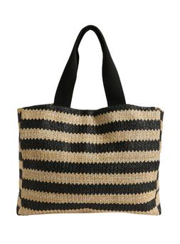 Tu Monochrome Stripe Shopper Bag, &pound;14