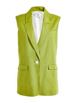Tu Pear Linen Sleeveless Blazer, &pound;26