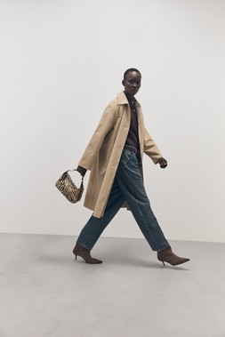 Tu-AW26-Model-33 - Neutral Reversible Car Coat, £55 
