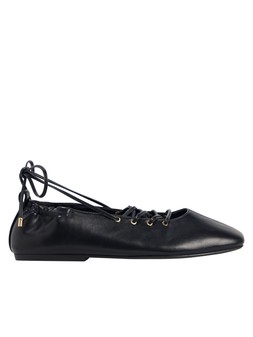 Tu Black Lace-Up Ballerina £18