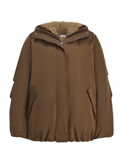 Tu Brown Faux Fur-Trim Bomber Jacket £48