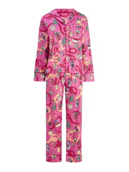Tu Christmas Pink Baubles Sateen Long Sleeve Traditional Pyjama Set £24